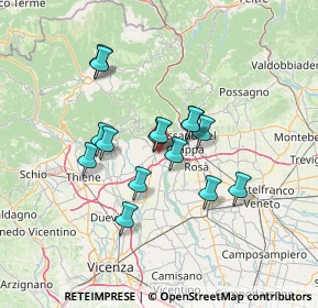 Mappa Via Levà, 36063 Marostica VI, Italia (10.812)