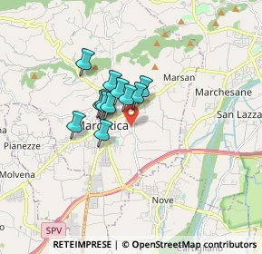 Mappa Via Levà, 36063 Marostica VI, Italia (1.01167)