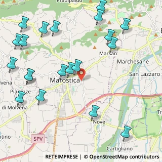 Mappa Via Levà, 36063 Marostica VI, Italia (2.7915)