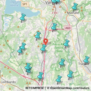 Mappa Via Cavour, 21040 Castronno VA, Italia (6.19)