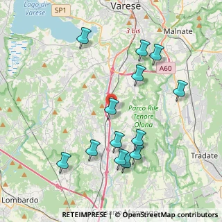 Mappa Via Cavour, 21040 Castronno VA, Italia (4.16385)