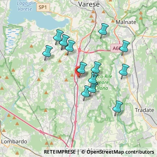Mappa Via Cavour, 21040 Castronno VA, Italia (3.37714)