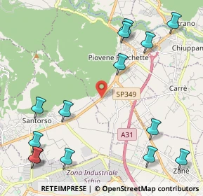 Mappa Via Monte Pasubio, 36013 Piovene Rocchette VI, Italia (2.82357)