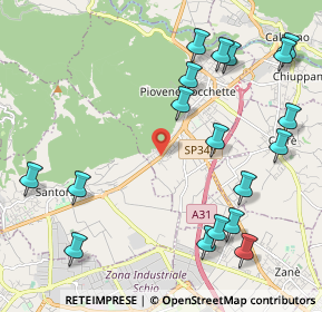 Mappa Via Monte Pasubio, 36013 Piovene Rocchette VI, Italia (2.56667)