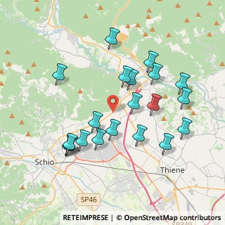 Mappa Via Monte Pasubio, 36013 Piovene Rocchette VI, Italia (3.7825)