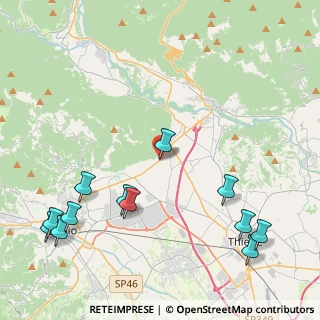Mappa Via Monte Pasubio, 36013 Piovene Rocchette VI, Italia (5.45583)