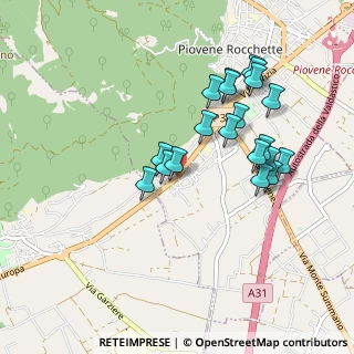 Mappa Via Monte Pasubio, 36013 Piovene Rocchette VI, Italia (0.8715)