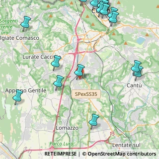 Mappa Via Raimondi, 22073 Fino Mornasco CO, Italia (6.339)