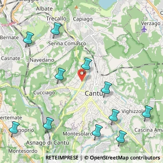 Mappa Via Reno, 22063 Cantù CO, Italia (2.82)