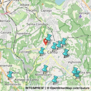 Mappa Via Reno, 22063 Cantù CO, Italia (2.38333)