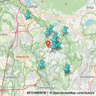 Mappa Via Reno, 22063 Cantù CO, Italia (2.97917)