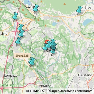 Mappa Via Reno, 22063 Cantù CO, Italia (3.87571)