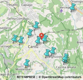 Mappa Via Orazio, 22063 Cantù CO, Italia (2.04917)
