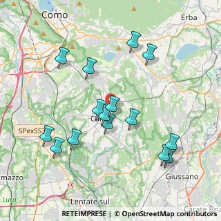 Mappa Via Orazio, 22063 Cantù CO, Italia (3.89467)