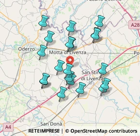 Mappa Via Friuli, 31045 Motta di Livenza TV, Italia (6.679)