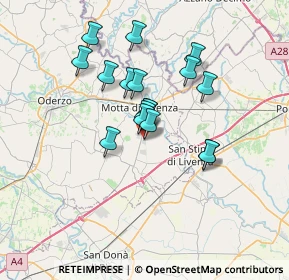 Mappa Via Friuli, 31045 Motta di Livenza TV, Italia (5.40647)
