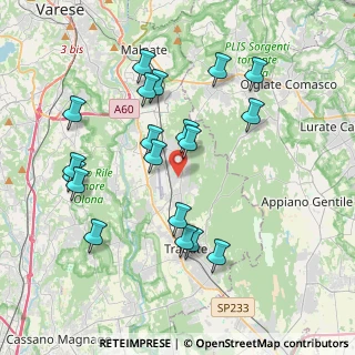 Mappa Via Monviso, 21040 Venegono Superiore VA, Italia (3.90579)
