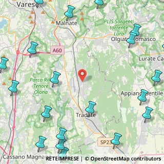 Mappa Via Monviso, 21040 Venegono Superiore VA, Italia (7.0775)