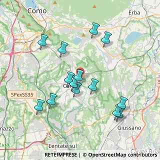 Mappa Via Tacito, 22063 Cantù CO, Italia (3.77)
