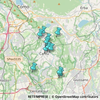 Mappa Via Tacito, 22063 Cantù CO, Italia (2.48)