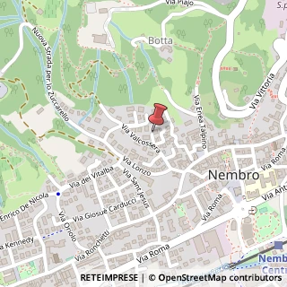 Mappa Via Valcossera, 36, 24027 Nembro, Bergamo (Lombardia)