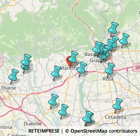 Mappa P.za Castello, 36063 Marostica VI, Italia (9.0605)