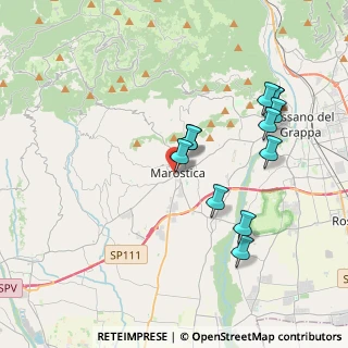 Mappa P.za Castello, 36063 Marostica VI, Italia (3.7475)