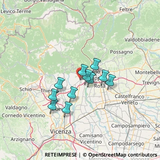 Mappa Via Vajenti, 36063 Marostica VI, Italia (10.07909)