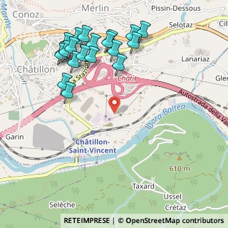 Mappa Via cretaz, 11024 Châtillon AO, Italia (0.596)