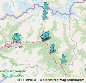 Mappa Via cretaz, 11024 Châtillon AO, Italia (11.15909)