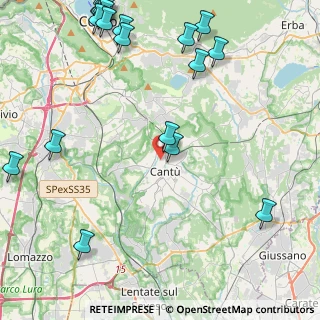 Mappa Via Aurelio Saffi, 22063 Cantù CO, Italia (6.293)
