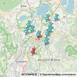 Mappa Via Papa Giovanni XXIII, 23895 Nibionno LC, Italia (2.83455)