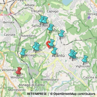 Mappa Via per Cucciago, 22063 Cantù CO, Italia (1.87231)