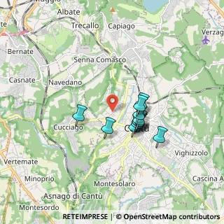 Mappa Via per Cucciago, 22063 Cantù CO, Italia (1.25167)