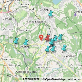 Mappa Via per Cucciago, 22063 Cantù CO, Italia (1.63)