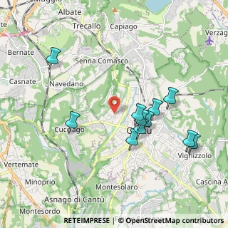 Mappa Via per Cucciago, 22063 Cantù CO, Italia (1.86818)