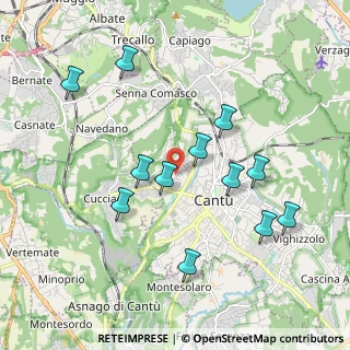 Mappa Via per Cucciago, 22063 Cantù CO, Italia (1.90583)