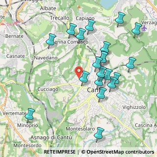 Mappa Via per Cucciago, 22063 Cantù CO, Italia (2.059)