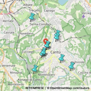 Mappa Via per Cucciago, 22063 Cantù CO, Italia (1.59091)