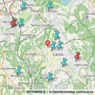 Mappa Via per Cucciago, 22063 Cantù CO, Italia (2.665)