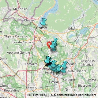 Mappa Via per Cucciago, 22063 Cantù CO, Italia (6.2995)