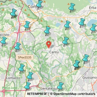 Mappa Via per Cucciago, 22063 Cantù CO, Italia (6.567)