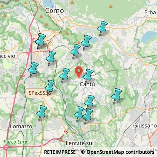 Mappa Via per Cucciago, 22063 Cantù CO, Italia (4.07667)