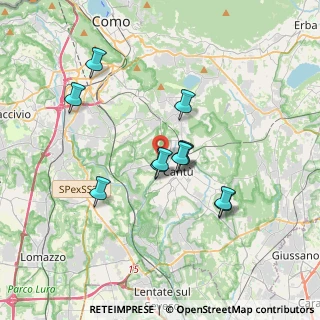 Mappa Via per Cucciago, 22063 Cantù CO, Italia (2.93364)