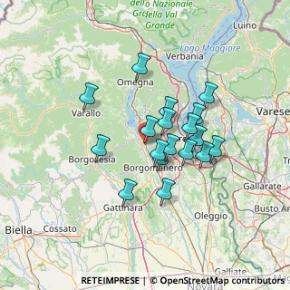 Mappa Via Vittorio Veneto, 28024 Gozzano NO, Italia (10.75111)