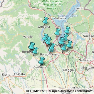 Mappa Via Vittorio Veneto, 28024 Gozzano NO, Italia (10.526)