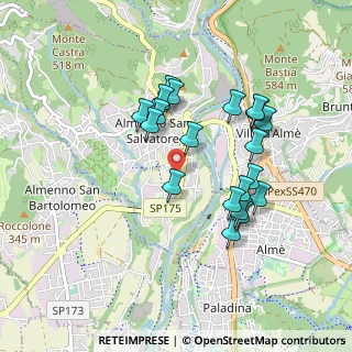 Mappa Via Carlo Alberto dalla Chiesa, 24031 Almenno San Salvatore BG, Italia (0.8245)