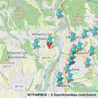 Mappa Via Carlo Alberto dalla Chiesa, 24031 Almenno San Salvatore BG, Italia (1.285)