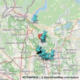 Mappa Via Ticino, 22063 Cantù CO, Italia (6.276)