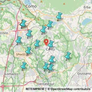 Mappa Via Ticino, 22063 Cantù CO, Italia (4.11733)